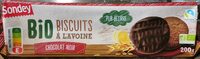 Biscuit à l'avoine chocolat noir