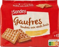 Gaufres tendres aux oeufs frais