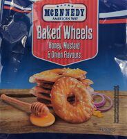 Baked Wheels honey, mustard & onion flavours