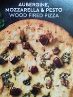 Aubergine, Mozzarella & Pesto Wood Fired Pizza