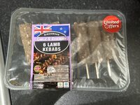 6 Lamb Kebabs (Rosemary And Garlic)