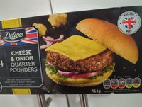 Deluxe Cheese And Onion Quarter Pounder Burger