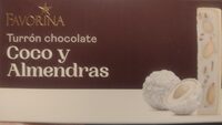 Turrón chocolate coco y almendras