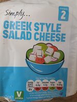 Greek style salad cheese
