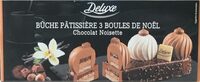 Bûche pâtissière 3 boules de Noel