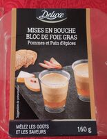 MISES EN BOUCHE BLOC DE FOIE GRAS Pommes et Pain d'épices