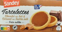 Tartelettes chocolat au lait caramel au beurre salé