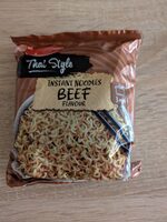 Instant noodles beef flavor