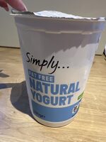 Fat free natural yogurt