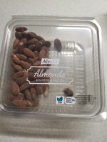 Almonds roasted and salted