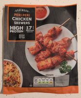 Peri Peri Chicken Skewers