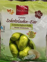 Gefüllte Schokoladen-Eier Limette-Joghurt-Style