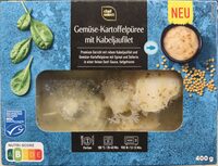Gemüse-Kartoffelpüree mit Kabeljaufilet