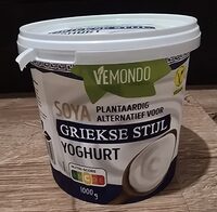 Vemondo Soya Plantaardig Alternatief Voor Griekse