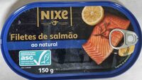 Filetes de salmão ao natural