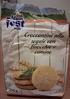 Croccantini alla segale con finocchio e cumino