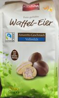 Feine gefüllte Waffel-Eier Amaretto-Geschmack Vollmilch