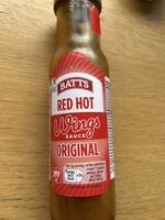IRELAND BATTS RED HOT Wings HOT SAUCE ORIGINAL Per