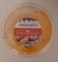 Dip with Feta and red chili peppers