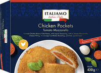 Chicken Pockets Tomato Mozzarella