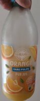 Jus d’orange sans pulpe pur jus