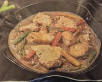 Aiguillettes de poulet sauce forestière