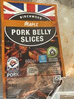 Maple Pork Belly Slices