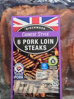 Chinese Style Pork Loin Steaks