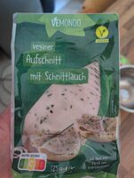 Veganer Aufschnitt mit Schnittlauch