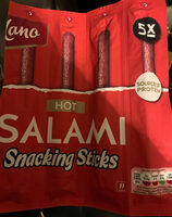 Hot Salami Snacking Sticks