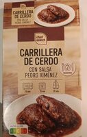 Carrillera de cerdo con salsa Pedro Ximénez