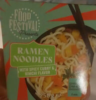 Ramen Noodles mit Spicy Curry- & Kimchigeschmack