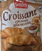Croissant con crema al cioccolato