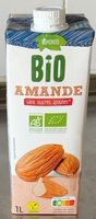 Bio amande sans sucre ajoutés