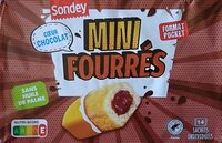 Mini fourrés coeur chocolat