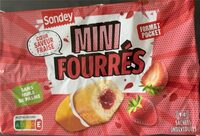 Mini fourrés coeur saveur fraise