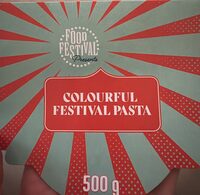Colourful festival pasta