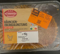 Hähnchen Oberkeulensteaks Crisp Topping