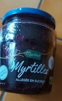 Myrtilles allégée en sucre