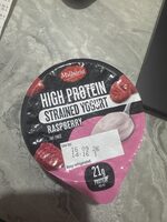 High Protein Strained Yogurt Raspberry