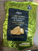Crinkle-Cut Sour Cream & Onion Hand Cooked Crisps