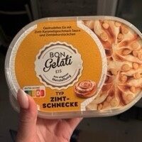 Eis Typ Zimtschnecke