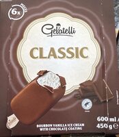 Classic Ice Cream, Bourbon Vanilla With Chocolate Coating