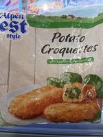 Potato croquettes with spinach & mozzarella