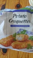 Potato croquettes wuth cream cheese & herbs