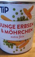 Junge Erbsen und Möhrchen