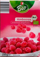 Himbeeren erntefrisch tiefgefroren