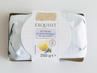 Butter mit Atlantik-Meersalz