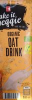 Organic oat drink