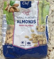 Almendras enteras repeladas